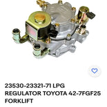 Aisan model C Reducer Repair Kit 23530-23321-71 LPG Regulator for 42-7FGF25 Toyota Forklift Trucks