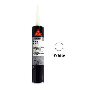Sikaflex 221 White Multipurpose Strong Adhesive Sealant  Motorhome Bathroom