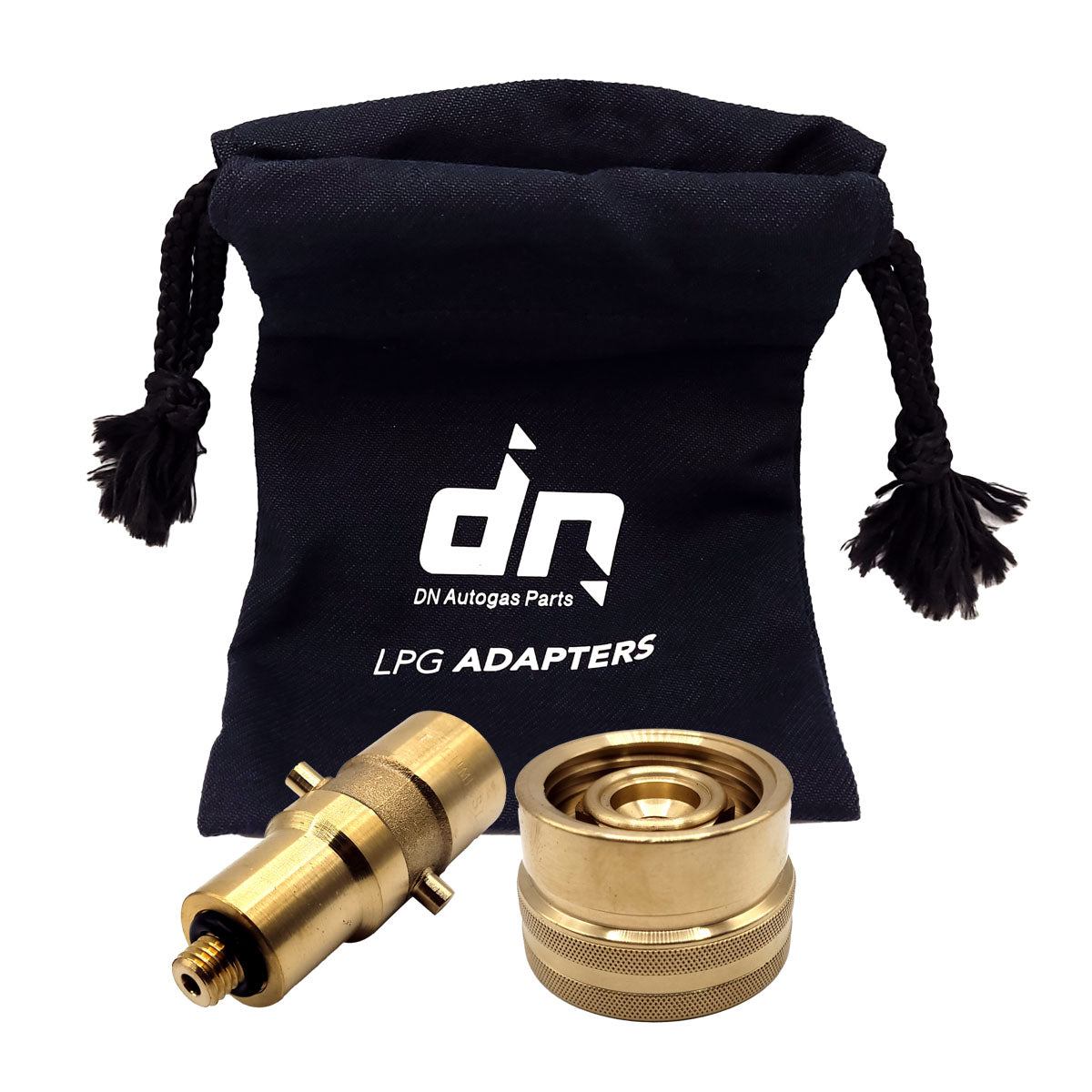 LPG GPL Autogas Tank Refill Adapter Set M10 for Europe ACME to BAYONET or DISH with a Bag
