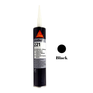 Sikaflex 221 Black Multipurpose Strong Adhesive Sealant  Motorhome Bathroom