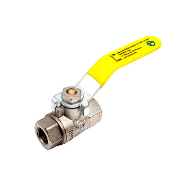 1/4" x 1/4" Gas Shut Off Valve Manual Lever Gas Ball Valve