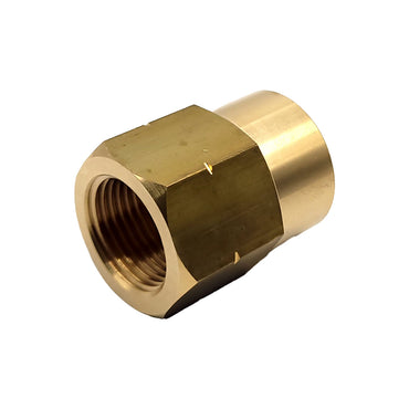 21.8mm LH Thread Gas Outlet Butane to UK POL Propane Brass Adaptor