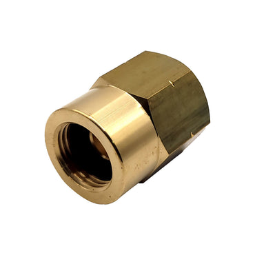 21.8mm LH Thread Gas Outlet Butane to UK POL Propane Brass Adaptor