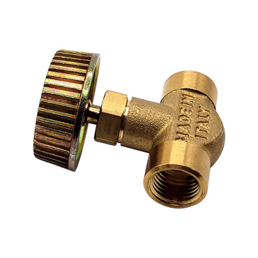 1/4" Gas Shut Off Valve Manual Gas Needle Valve Female to Female