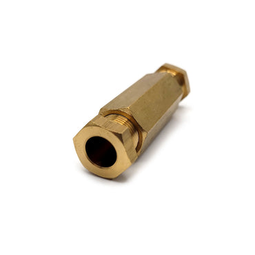 Ø10 to Ø10mm Copper Flexi Pipe Coupling Equal Joint