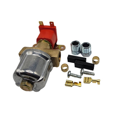 LPG GPL Solenoid Gas Shut Off Valve with Liquid Gas Filter 12V 6mm