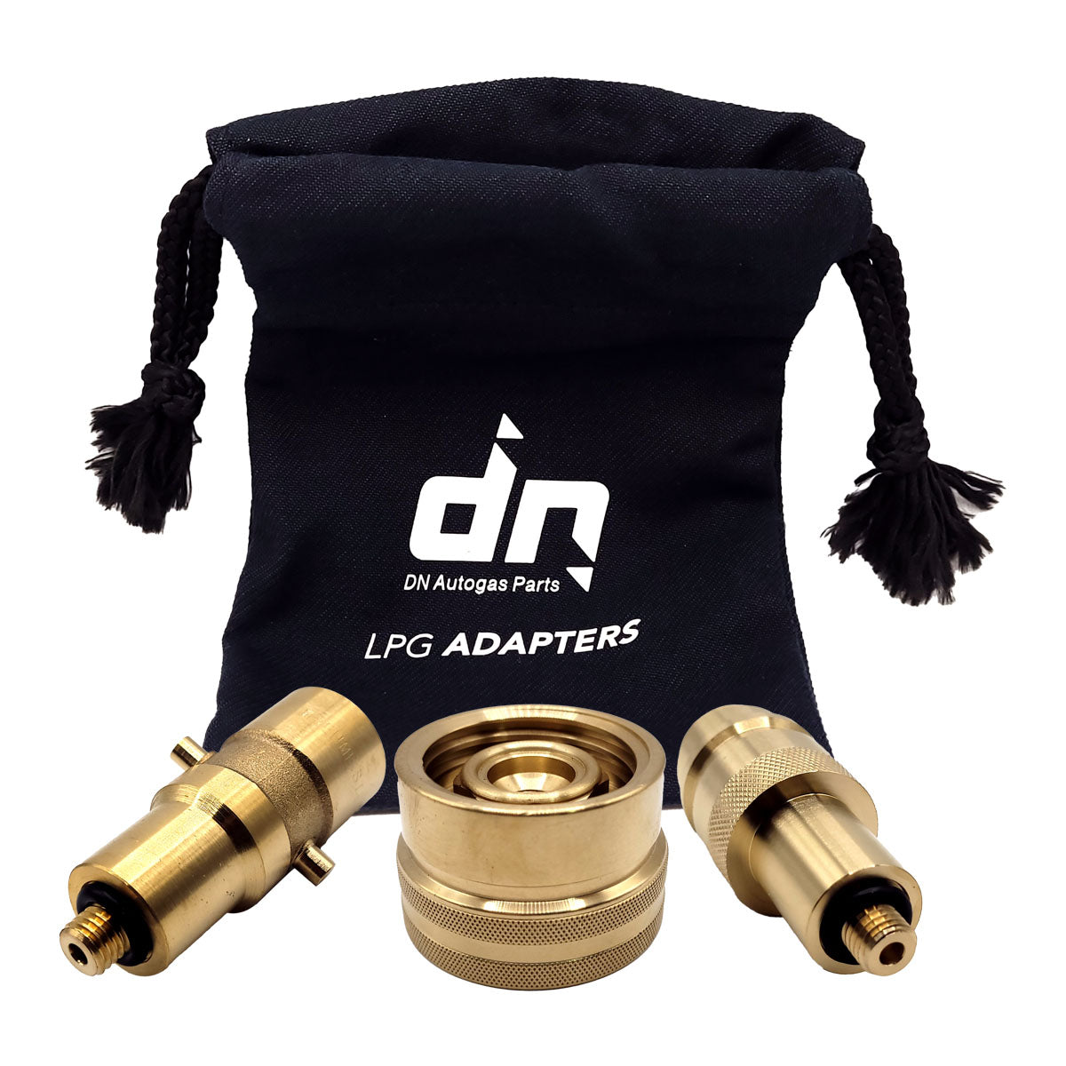 LPG GPL Autogas Tank Refill Adapter Set M10 For Europe ACME To EURONOZZLE, Bayonet Or DISH With A Bag